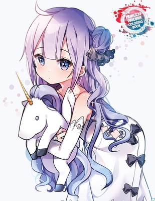 Princess Unicorn Coloring Book: Cute Anime Manga Girl Coloring Book with Magical Fantasy Animals, Cute Princesses Kawaii Anime Style, Female Japanese : HSG Princess Unicorn Coloring Book: Cute Anime Manga Girl Coloring Book with Magical Fantasy Animals, Cute Princesses Kawaii Anime Style, Female Japanese : HSG